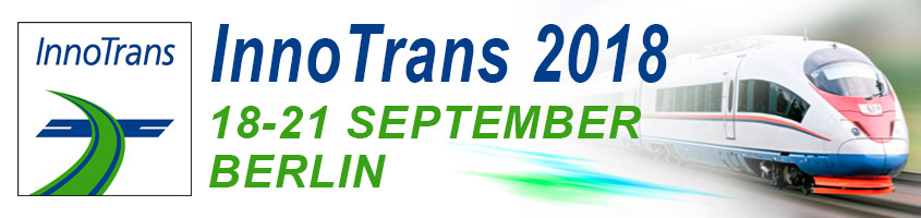 The ad of the International Trade Show for Transport Technology in Germany InnoTrans-2018, Berlin